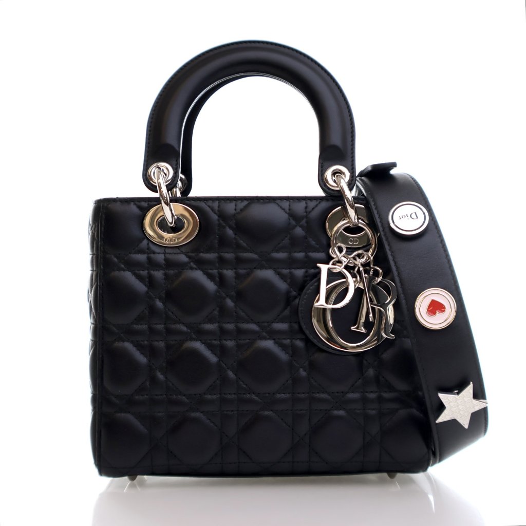 Dior Small Cannage Lambskin Lady Dior My ABCDior Bag - Luxe Du Jour