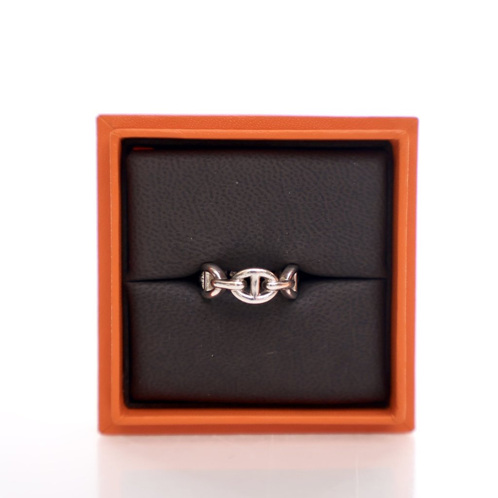 HERMES CHAINE D'ANCRE ENCHAINEE  51（11号）国内即発 Hermes Rose Gold Chaine d'ancre Enchainee Ring 51 – MAISON