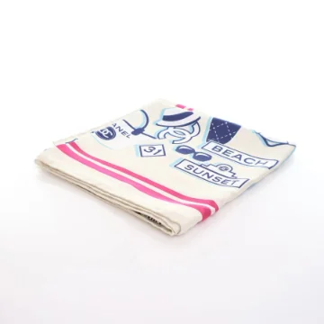 Chanel Silk Twill Square Scarf