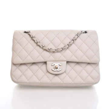 Chanel Medium Beige Caviar Classic Double Flap Bag
