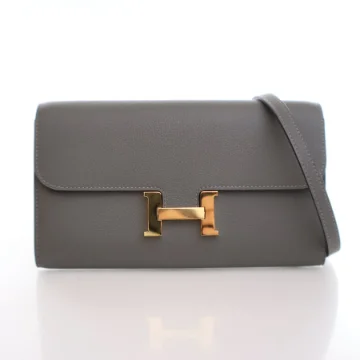 Hermes Gris Meyer Evercolor Constance To Go Wallet