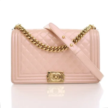 Chanel Medium Glazed Calfskin Boy Bag