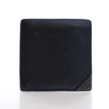 Chanel Black Calfskin Bi Fold Wallet