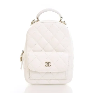 Chanel Mini Black Caviar Classic Backpack
