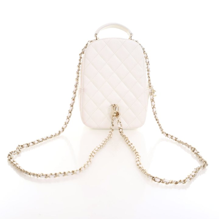 CHANēL ホワイト ミニリュック Chanel white caviar day mini backpack. | eBay