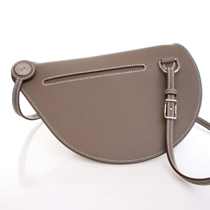 Hermes Etoupe Epsom Petite Course Bag - Luxe Du Jour