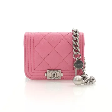 Chanel Mini Pink Caviar Belt Bag