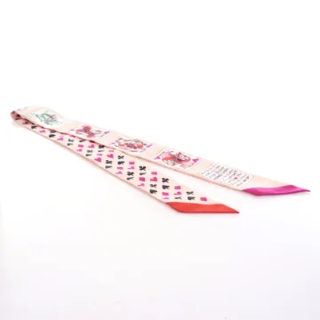 Hermes Jeu De Cartes Silk Twilly
