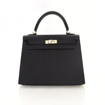 Hermes Noir epsom Kelly 25 Sellier