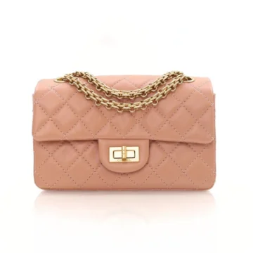Chanel Pink Calfskin Reissue 224
