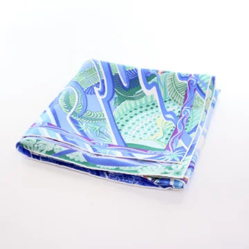 Hermes La Mer Au Ciel Silk Scarf 90