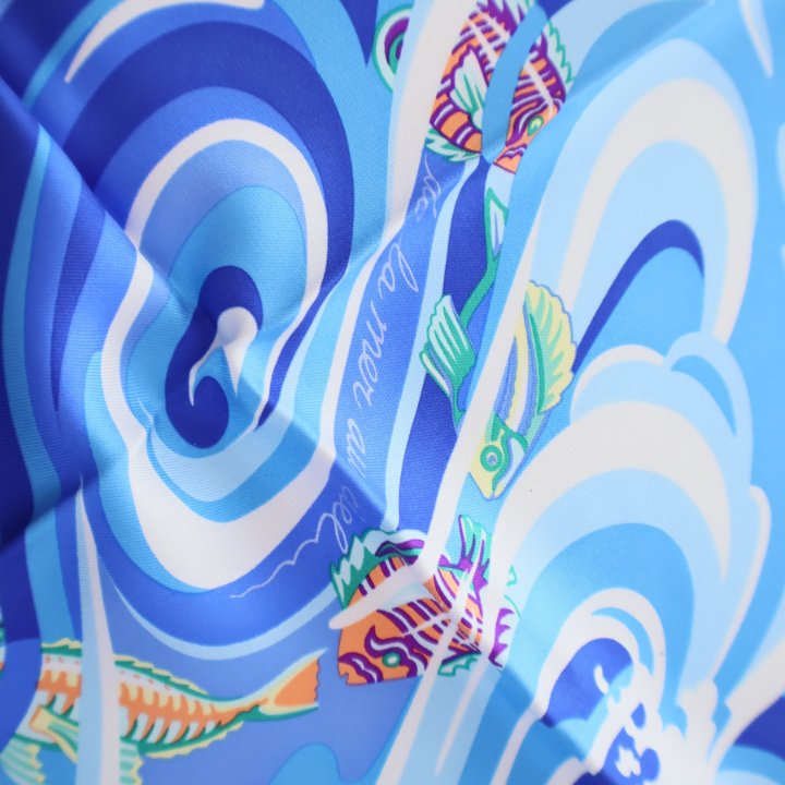 Hermes La Mer Au Ciel Silk Scarf 90 - Luxe Du Jour