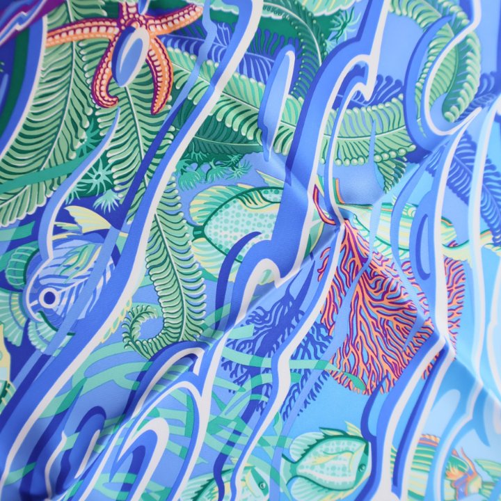 Hermes La Mer Au Ciel Silk Scarf 90 - Luxe Du Jour