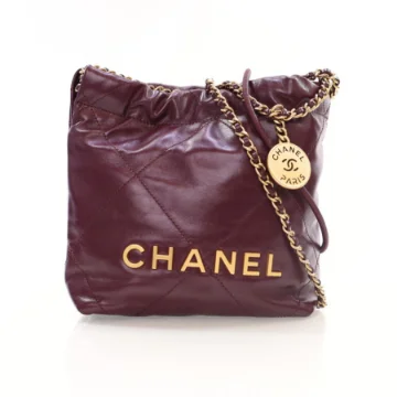 Chanel 22 Mini Burgundy Calfskin
