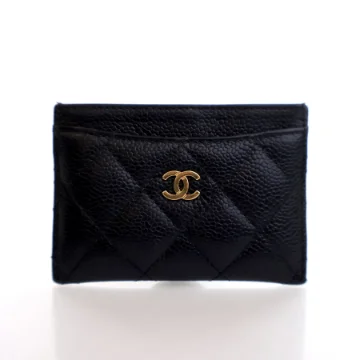 Chanel Black Caviar Classic Card Holder