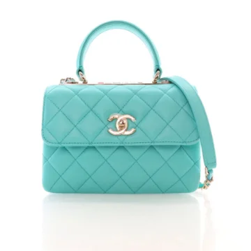 Chanel Mini Blue Trendy CC Top Handle
