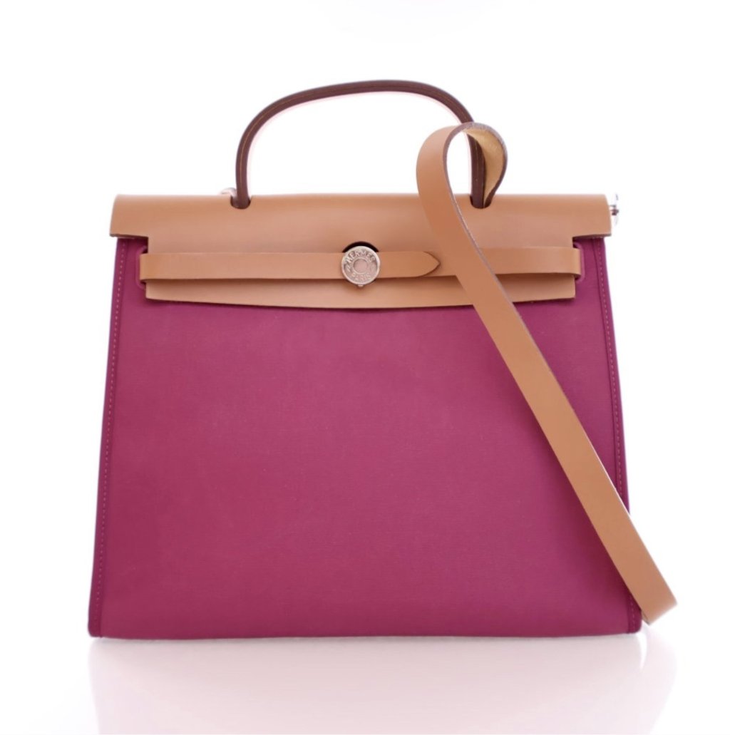 Pochette Tosca En Toile Bleu Et Rouge - Femme, Style Clutch, Neuve Avec étiquettes