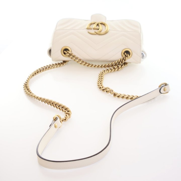 Gucci Mini Calfskin GG Marmont Shoulder Bag - Luxe Du Jour