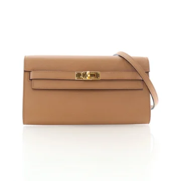 Hermes Chai Mauve Sylvestre Epsom Kelly To Go Wallet