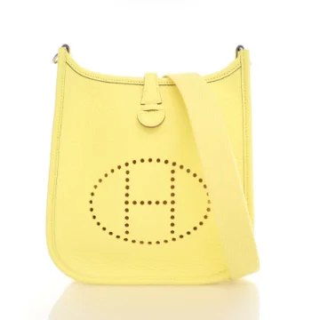 Hermes Lime Clemence Evelyne TPM