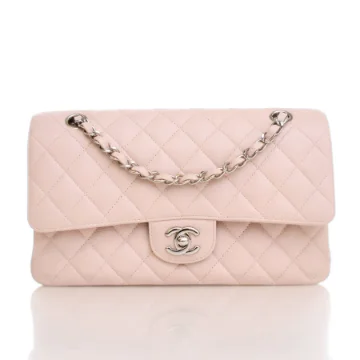 Chanel Medium Pink Caviar Classic Double Flap Bag