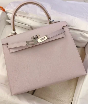Hermes Kelly 25 Mauve Pale