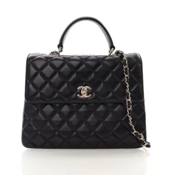 Chanel Large Lambskin Trendy CC Flag Bag