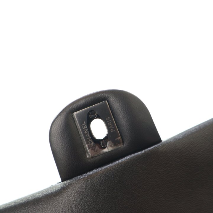 ちっち様 Chanel Mini So Black Lambskin Rectangular Top Handle Classic
