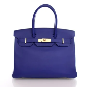 Birkin Bleu Electrique Epsom Birkin 30