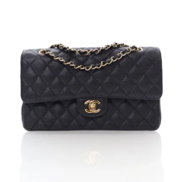 Chanel Medium Black Caviar Classic Double Flap Bag