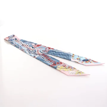 Hermes De l'Ombrelle Aux Duels Silk Twilly
