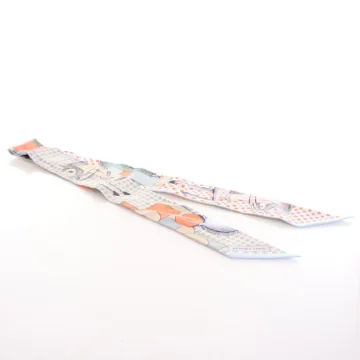 Hermes Cavalier En Formes Silk Twilly