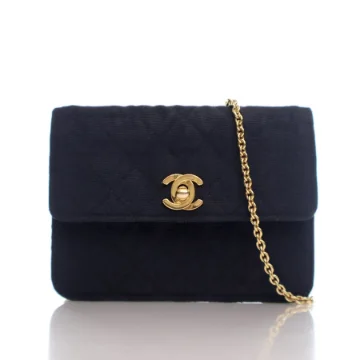 Chanel Vintage Mini Black Quilted Flap Bag