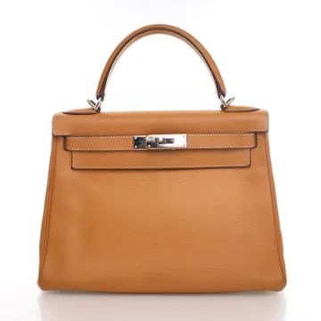 Hermes Natural Vache Liegee Kelly 28