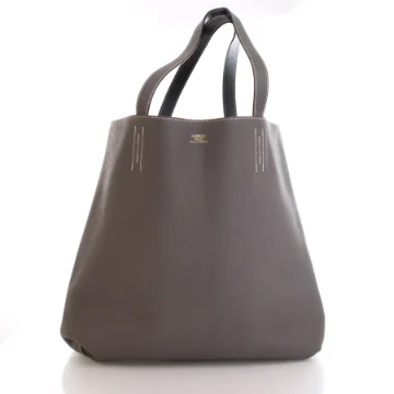 Hermes Etoupe Clemence Double Sens 45
