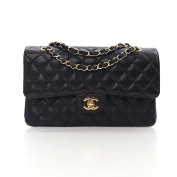 Chanel Medium Black Caviar Classic Double Flap Bag