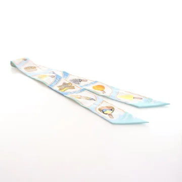 Hermes Funny Ice Cream Silk Twilly