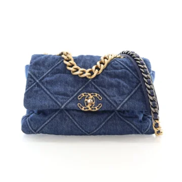 Chanel Large Denim 19 Flap Bag
