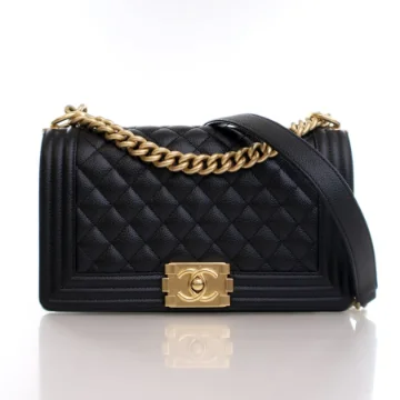 Chanel Medium Caviar Boy Bag