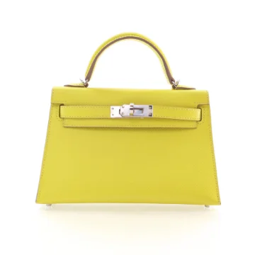 Hermes Lime Epsom Mini Kelly