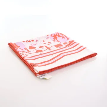 Hermes Les Nouveaux Amoureux Silk Scarf 90
