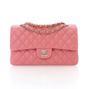 Chanel Medium Pink Caviar Classic Double Flap