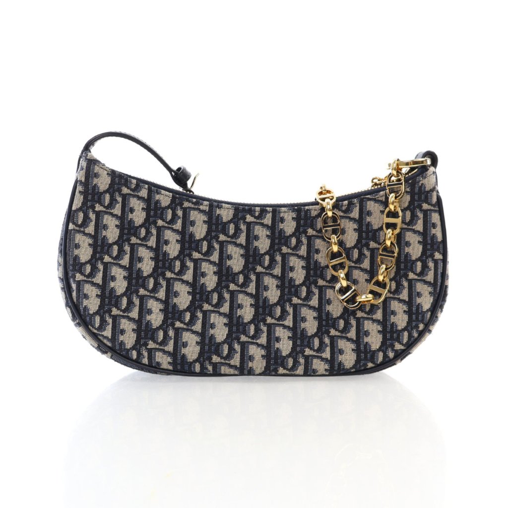 Dior Oblique Canvas Lounge Shoulder Bag - Luxe Du Jour