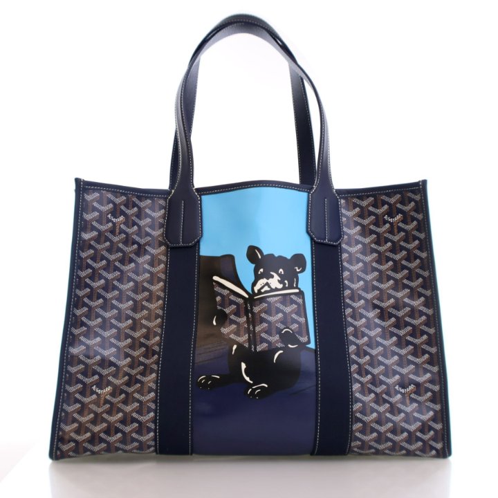 Goyard ネイビー トートバッグ
