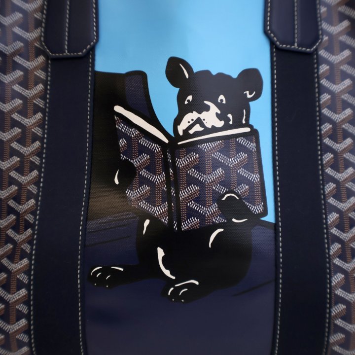 Goyard MM Goyardine Villette Tote Bag Luxe Du Jour