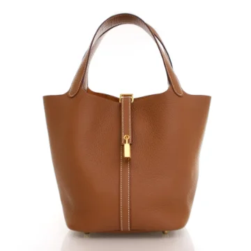 Hermes Gold Clemence Picotin 22