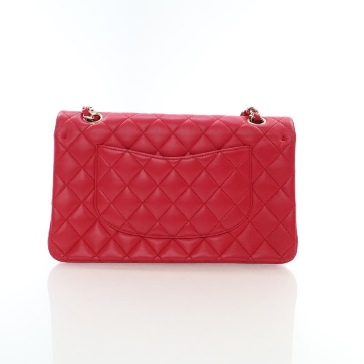 Chanel Red Leather Crossbody Flap Bag - Vintage Lux