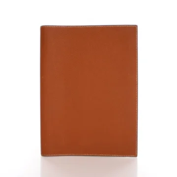 Hermes Gold Epsom Globe-Trotter Agenda Cover
