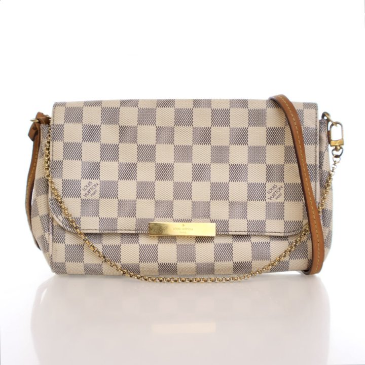 LOUIS VUITTON ルイヴィトン DAMIER AZUR Louis Vuitton croisette in damier azur – Lady Clara's Collection