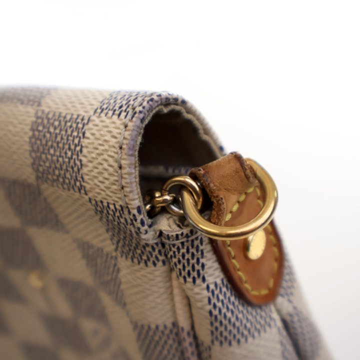 LOUIS VUITTON ルイヴィトン DAMIER AZUR Louis Vuitton Damier Azur Lymington Bag ○ Labellov ○ Buy